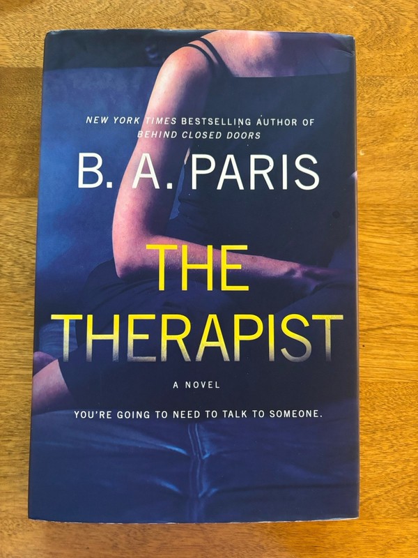 Therapist : A Novel by B. A. Paris (2021, Hardcover) gallery