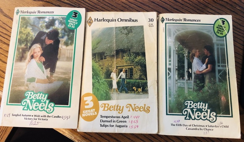 Betty Neels- 3 Book Novel Collections (3 stories each) Harlequin Romances