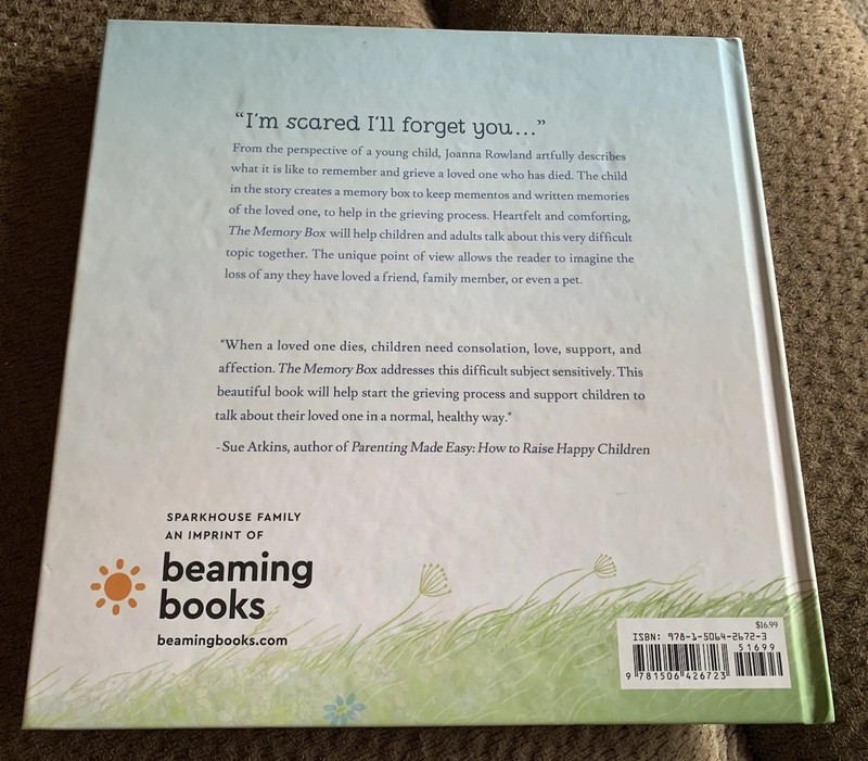 The Memory Box: A Book about Grief by Joanna Rowland HB EUC gallery
