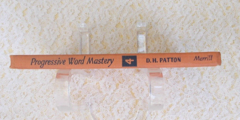 Vintage 1942 Progressive Word Mastery Fourth Year David H. Patton 119 Pages gallery
