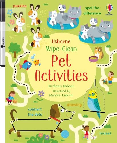 Wipe-Clean Pet Activities (Wipe-clea… by Robson, Kirsteen Paperback / softback