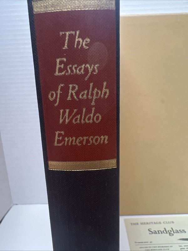 The Essays of Ralph Waldo Emerson - Heritage Press - HC w/Slipcase - 1962 gallery