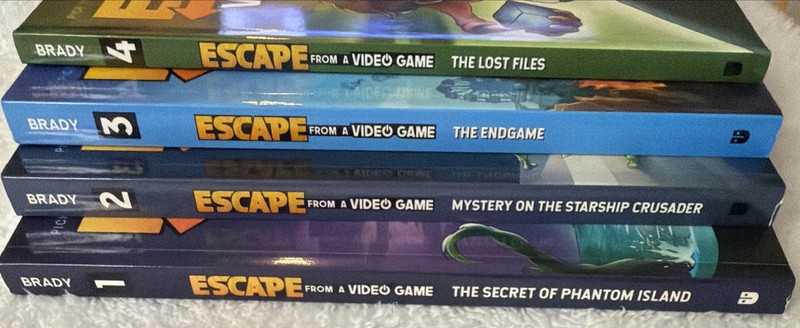 Escape from a Video Game The Complete Series Paperback First Edition Book 1-4
