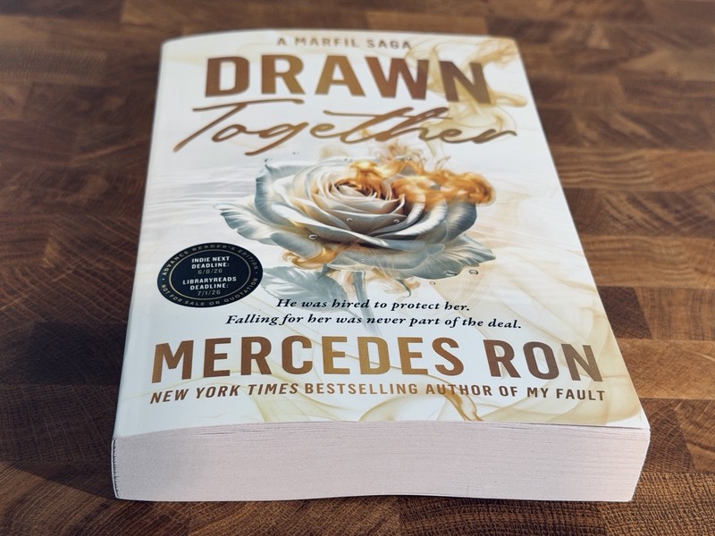 Drawn Together By Mercedes Ron Advanced Reading Copy ARC Galley gallery