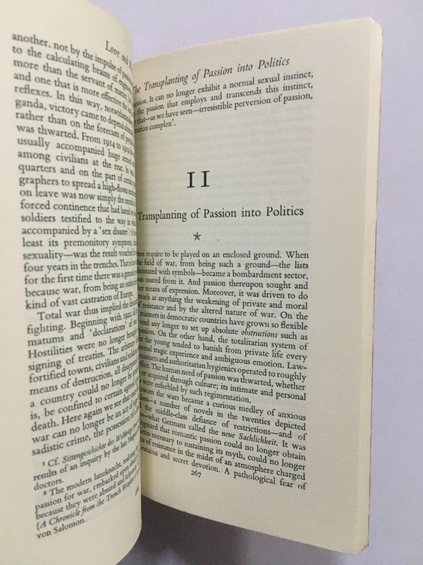 De Rougemont, Denis: Passion And Society. Faber And Faber. 1956. London. 336p. gallery