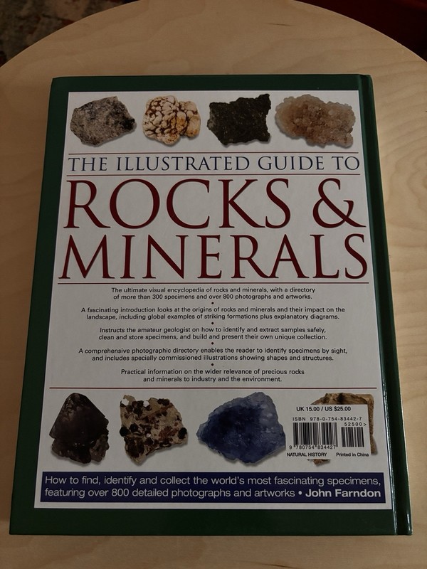 Illustrated Guide to Rocks & Minerals John Farndon Hardcover Anness 2018 gallery