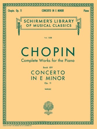 Concerto No. 1 in E Minor, Op. 11 Piano Large Works