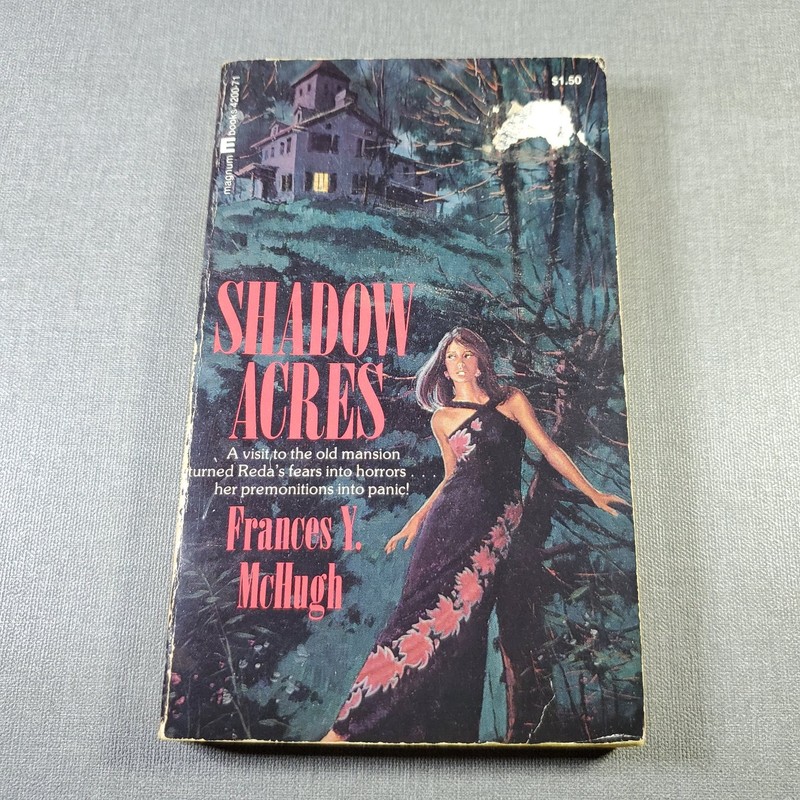 Shadow Acres Frances Y. McHugh 1967 Gothic Romance Suspense Prestige Books