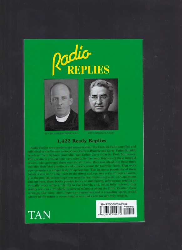 Radio Replies Second Volume Fathers Rumble & Carty NEW! 358 Pages gallery