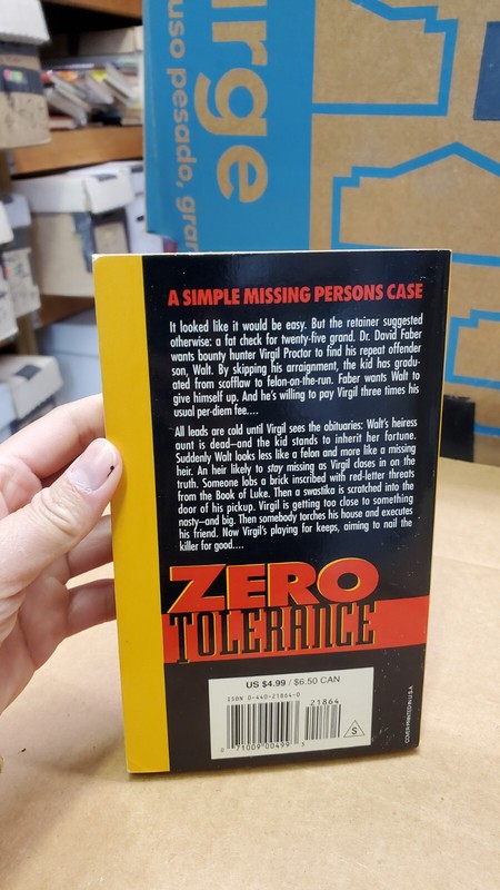 Zero Tolerance By J. D. Knight Dell Mystery 1995 Paperback gallery