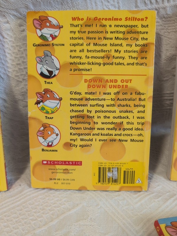 Lot 8 Geronimo Stilton Books 3 29 32 42 43 45 50 Creepella Cacklefur 9 gallery