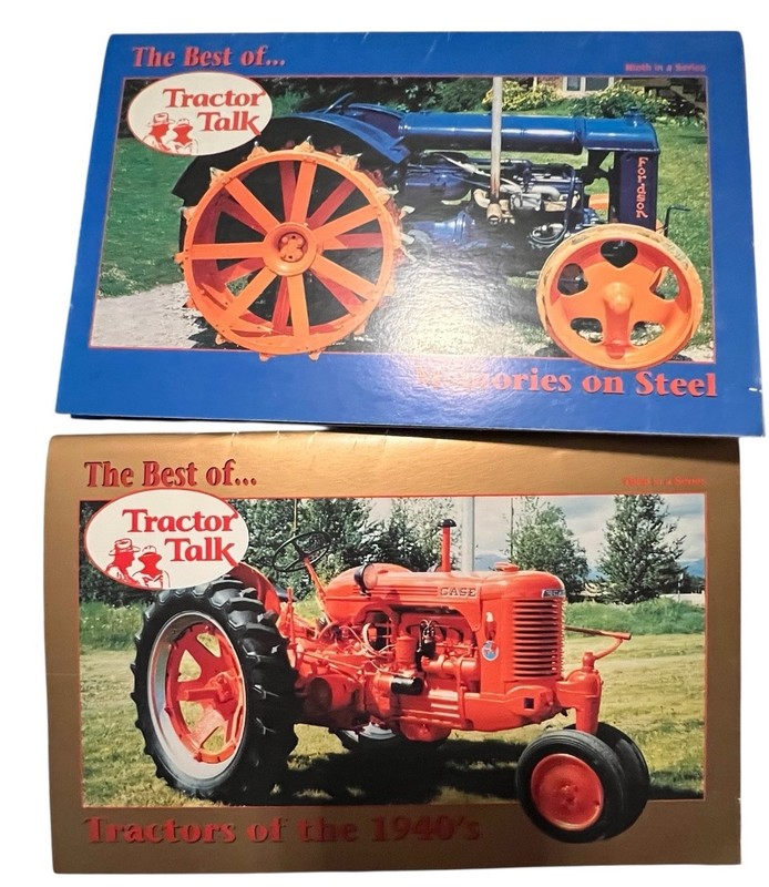 Lot of 2 Vintage“The Best Of Tractor Talk”Books 3 & 9 In The Series Old Tractors