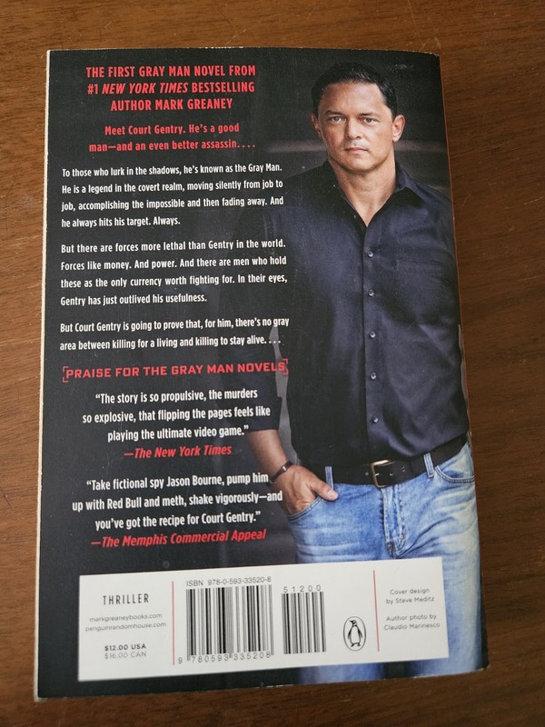 The Gray Man - Paperback By Greaney, Mark - LIKE NEW - The 1st Gray Man Novel gallery