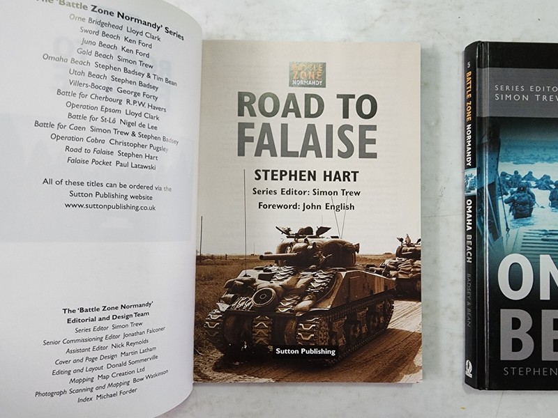 Lot of 3 Battle Zone Normandy book series Sutton Publishing books 5, 13 & 14 gallery