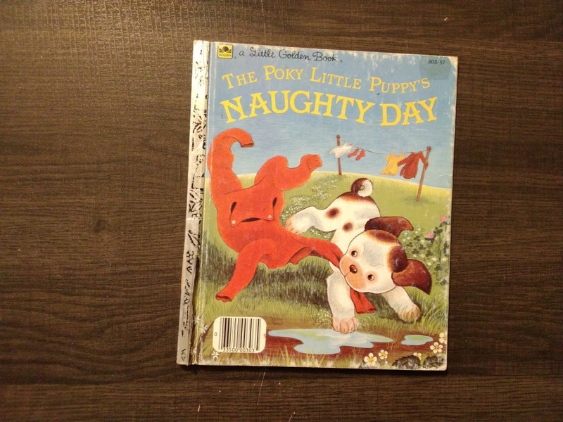 A Little Golden Book – The Poky Little Puppy’s Naughty Day
