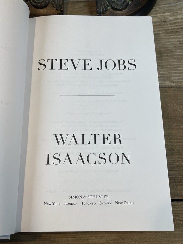Steve Jobs - Walter Isaacson 2011 Hardcover First Edition 1st Print VG gallery