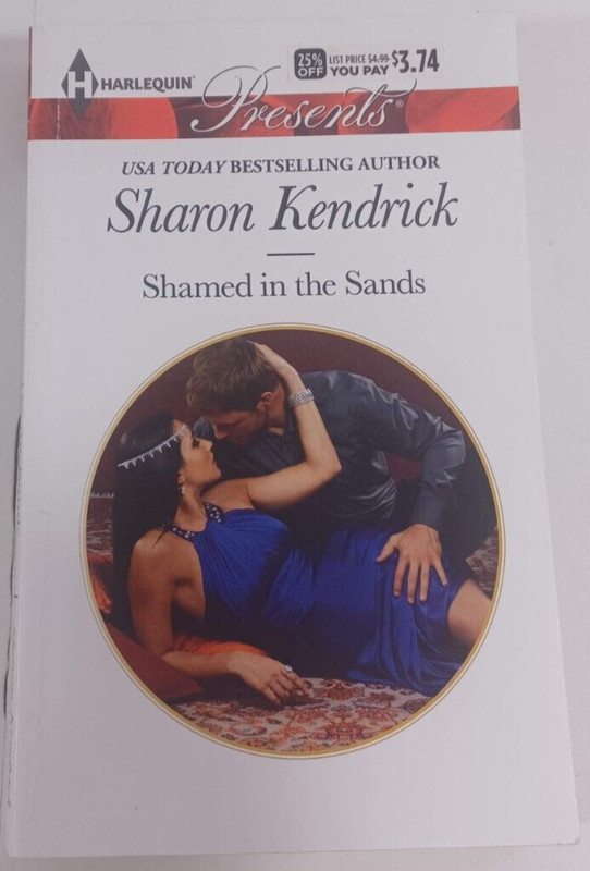 shamed in the sands by sharon kendrick novel fiction paperback good