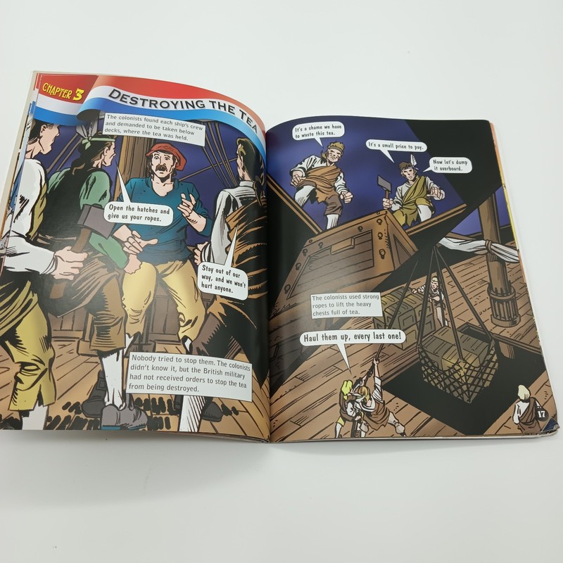 Boston Tea Party by Matt Doeden (2005) Graphic History Library gallery