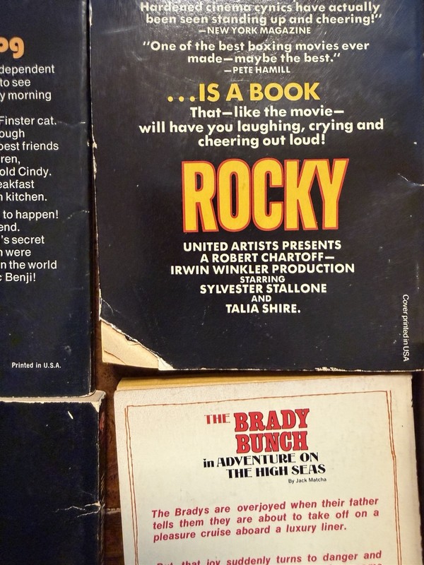 Vintage TV & Movie Tie-In Book Lot (15) Rocky Benji Brady Bunch $6MM Man gallery