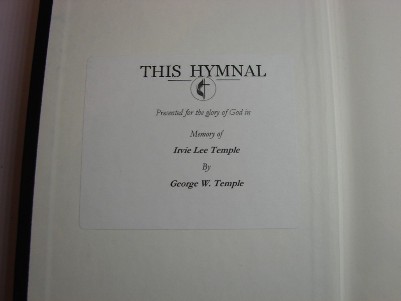 The United Methodist Hymnal 962 Pages 9 ¼ in. x 6 3/8 in. Navy Blue Hardcover gallery