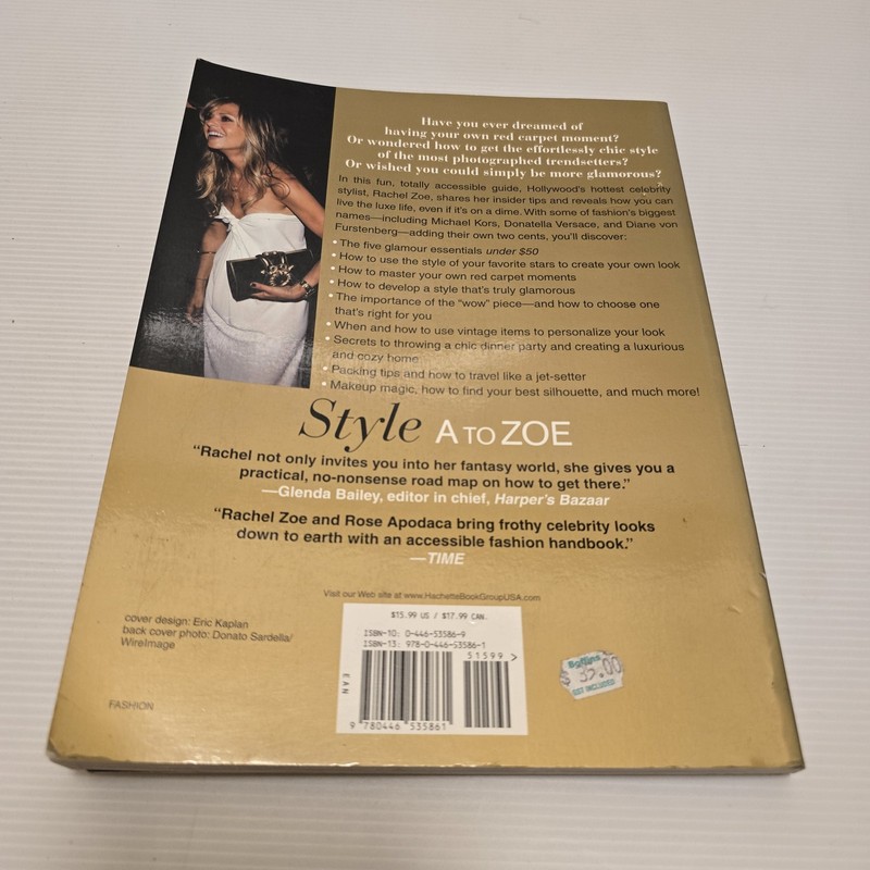 Style A to ZOE Rachel Zoe Fashion Beauty Glamour Guide Paperback Book gallery