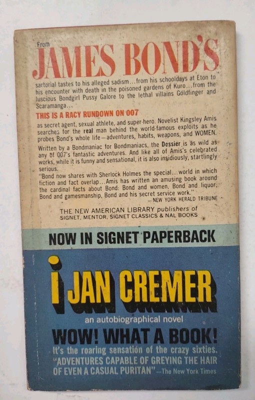 The James Bond Dossier Kingsley Amis Signet 1966 First Print gallery
