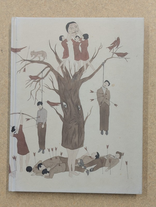 Tree with Roots by Marcel Dzama. Illustrated. Surrealist Drawings. 2006