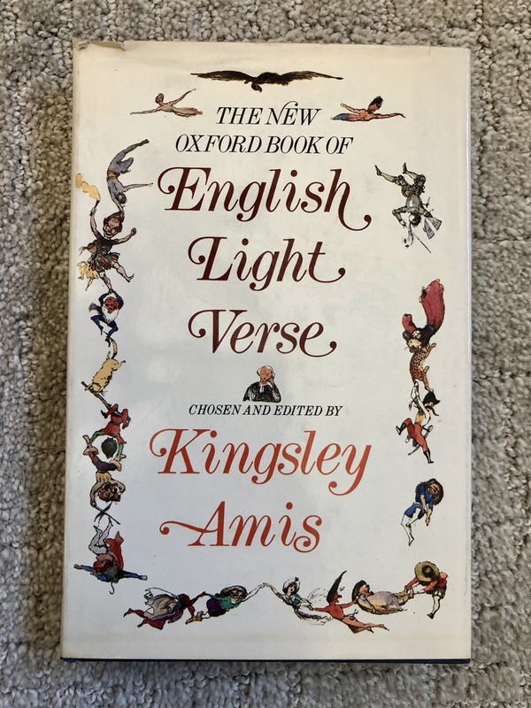 The New Oxford Book of Light Verse by Kingsley Amis