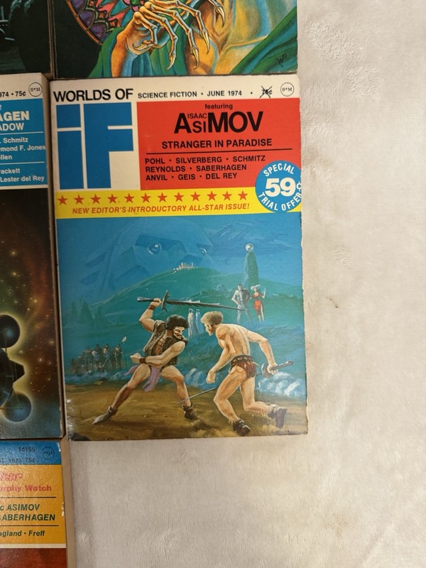 Worlds of If Science Fiction (19 Issue Lot) 1968-1974 Illustrated English Asimov gallery