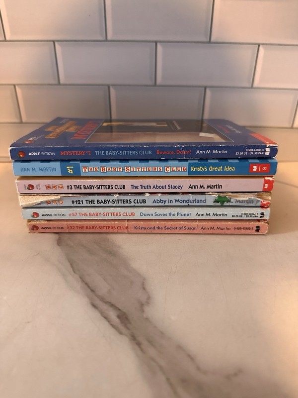 The Baby-Sitters Club Series Lot Of 6 Vintage Books by Ann M. Martin gallery