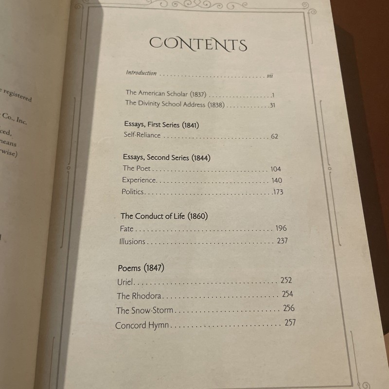 Illustrated Emerson : Essays and Poems by Ralph Waldo. Emerson (Hardcover) gallery